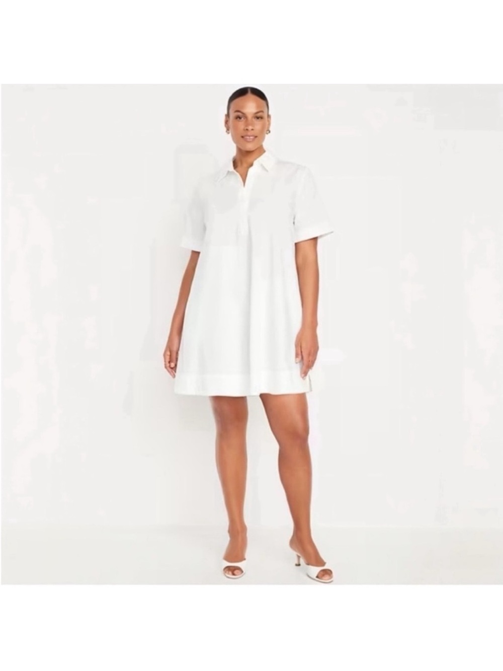 Old Navy White Collared Shirt